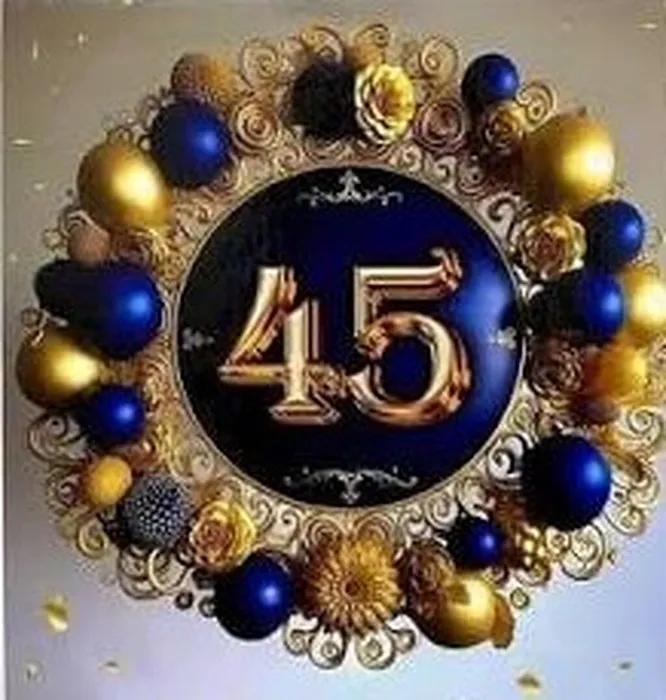 45 лет.